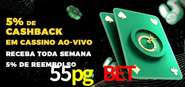Promoções do cassino ao Vivo 55pg bet
